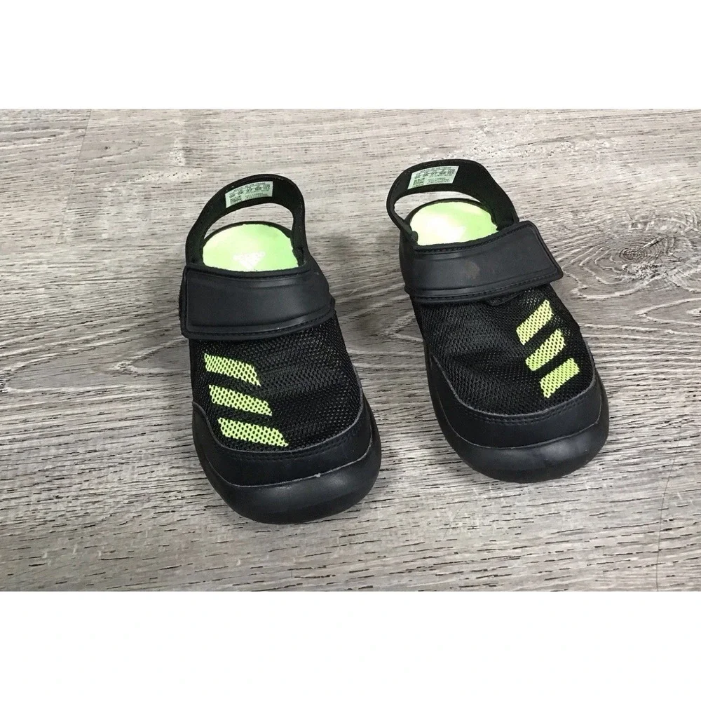 ADIDAS Baby Toddler Size 9 9K FORTASWIM FV8860 SWIM SANDALS Boys Slip On